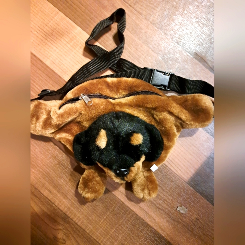 Plush Dog Fanny Pack